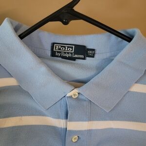 Polo by Ralph Lauren Blue and White Polos Classic Design